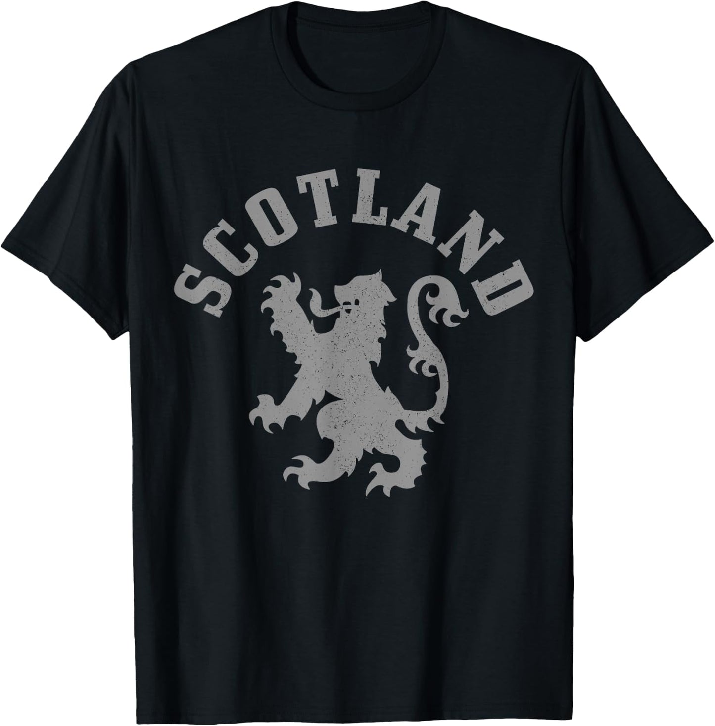 Scotland Vintage Lion Scotland Pride Gift UK T-Shirt - T-Shirt | Black