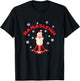 Namasleigh Yoga Christmas Santa Shirt Yoga Instructor Gift T-Shirt - T-Shirt | Black