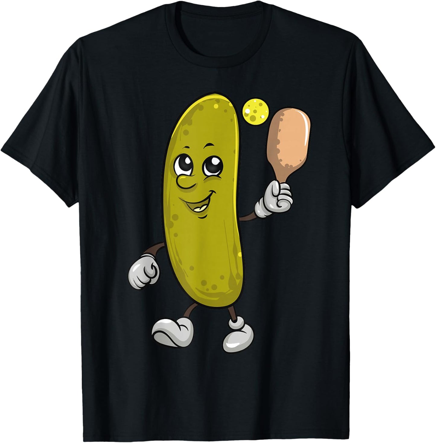 Funny Pickleball Shirts Pickleball Lover Player Gifts T-Shirt - T-Shirt | Black