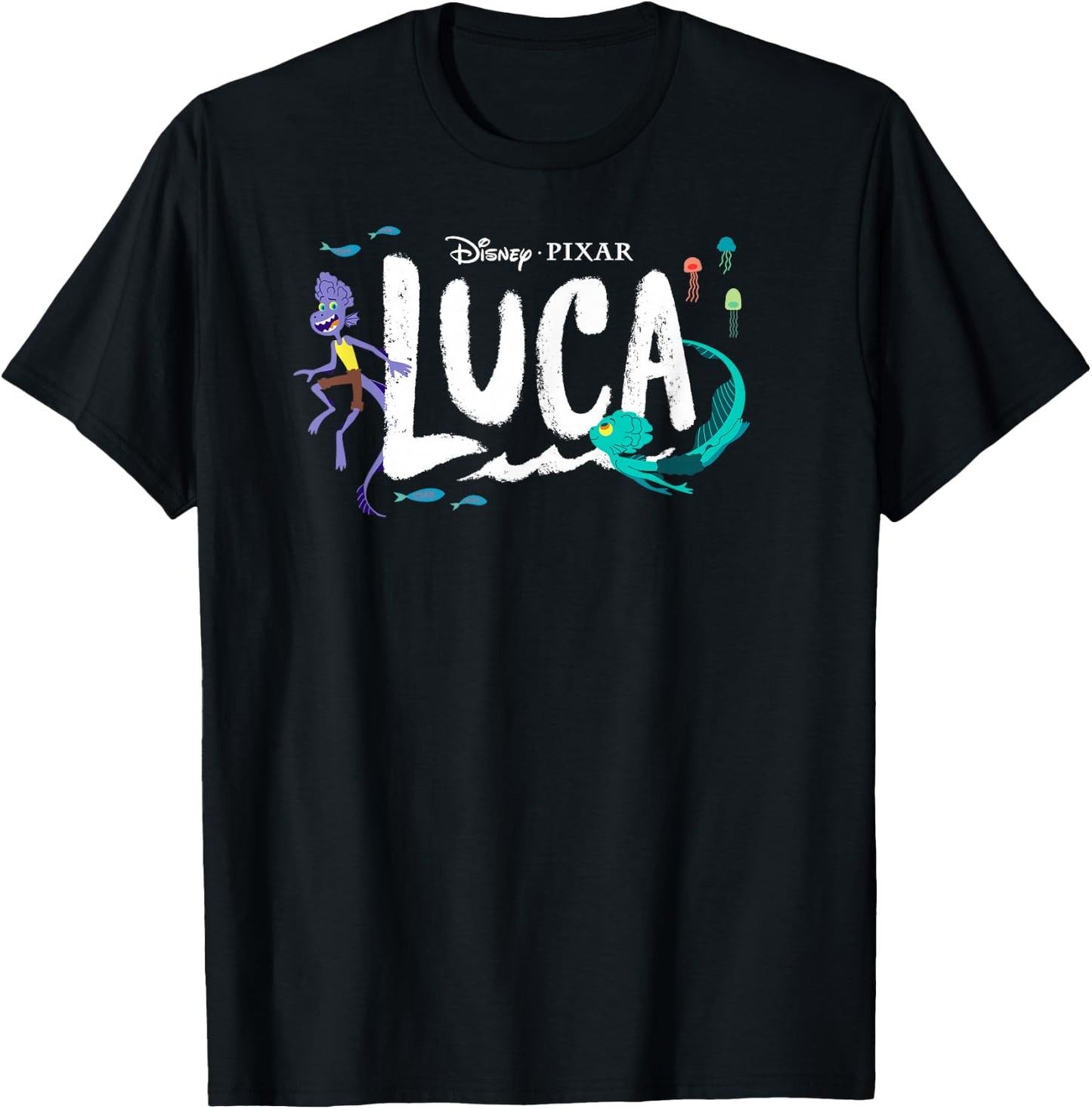 Disney and Pixar’s Luca and Alberto Sea Monsters T-Shirt - T-Shirt | Black