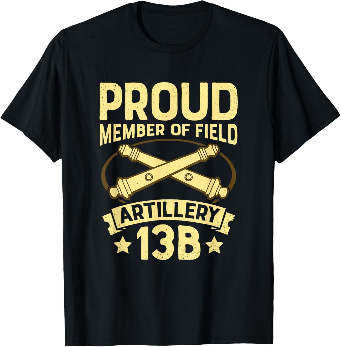 Field Artillery 13 Bravo T-Shirt - T-Shirt | Black