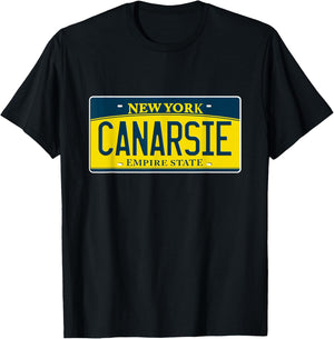 Canarsie Brooklyn NY New York Neighborhood License Plate T-Shirt - T-Shirt | Black