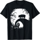 Pig And Moon Halloween T-Shirt - T-Shirt | Black