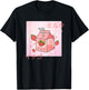 Funny Retro 90s Japanese Kawaii Strawberry Milk Carton T-Shirt - T-Shirt | Black