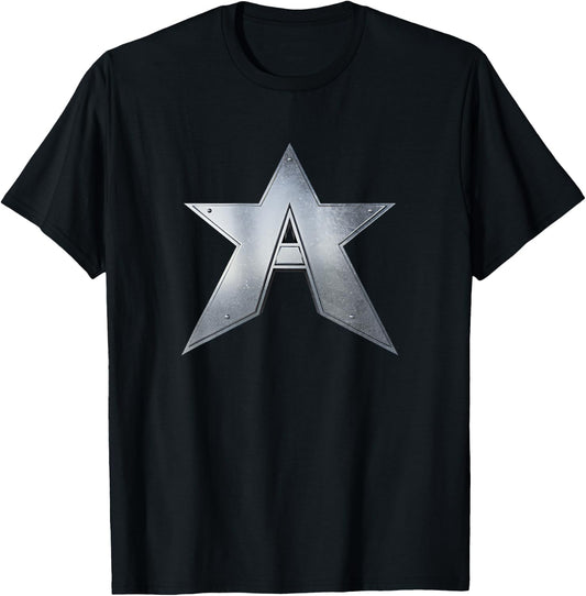 Marvel Falcon & Winter Soldier Cap America John Walker Logo T-Shirt - T-Shirt | Black