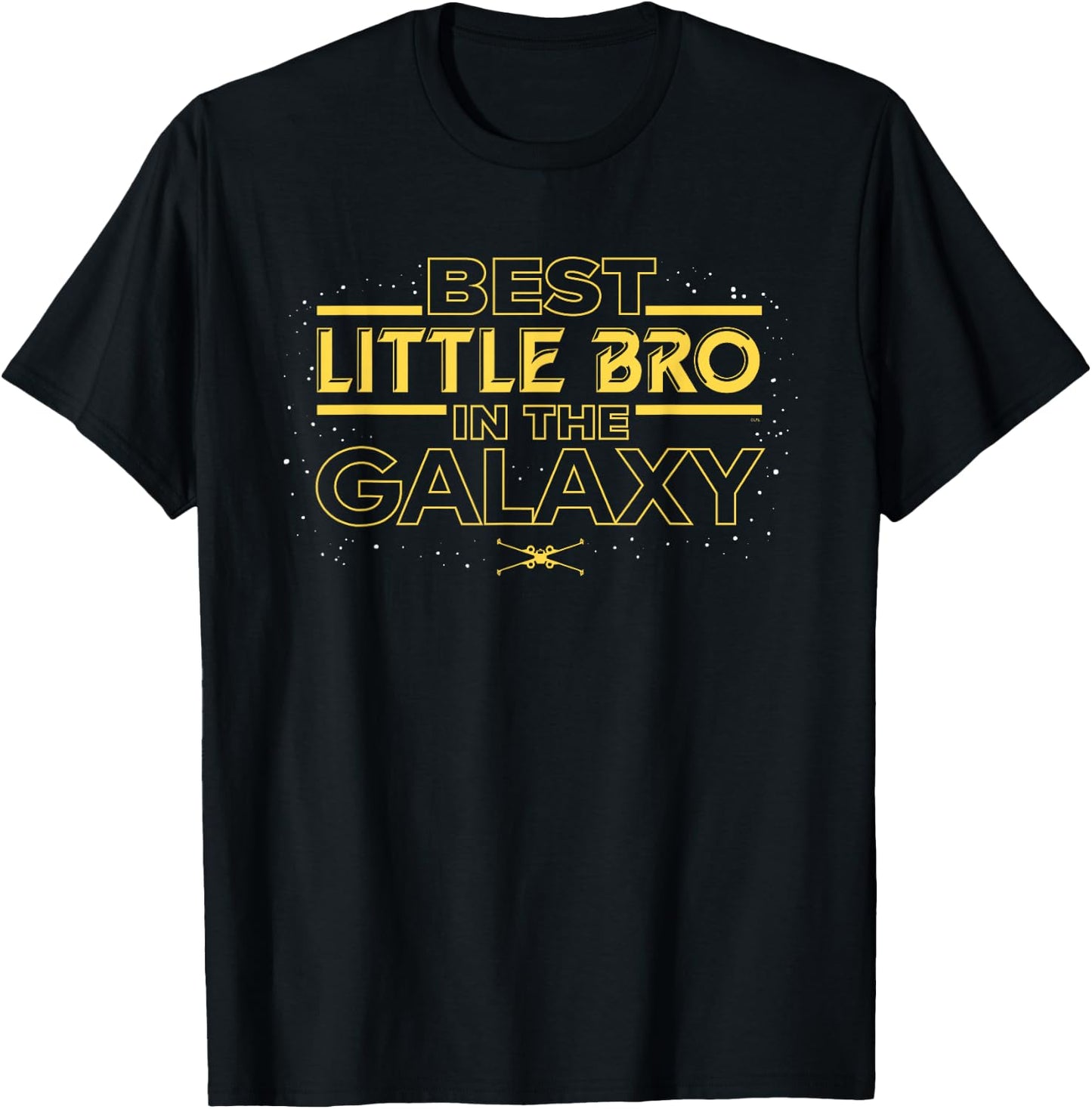 Star Wars Best Little Bro in the Galaxy Family Trip Birthday T-Shirt - T-Shirt | Black
