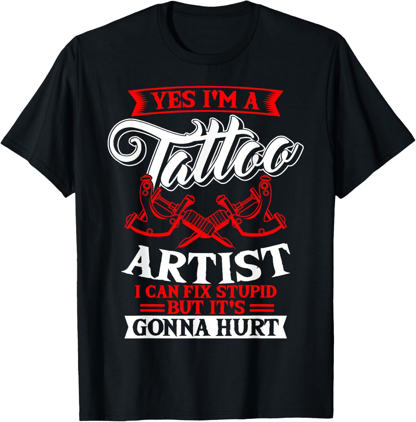 Tattoo Artist Tattooist Tattooing Symbolic Tattooed Pigment T-Shirt - T-Shirt | Black