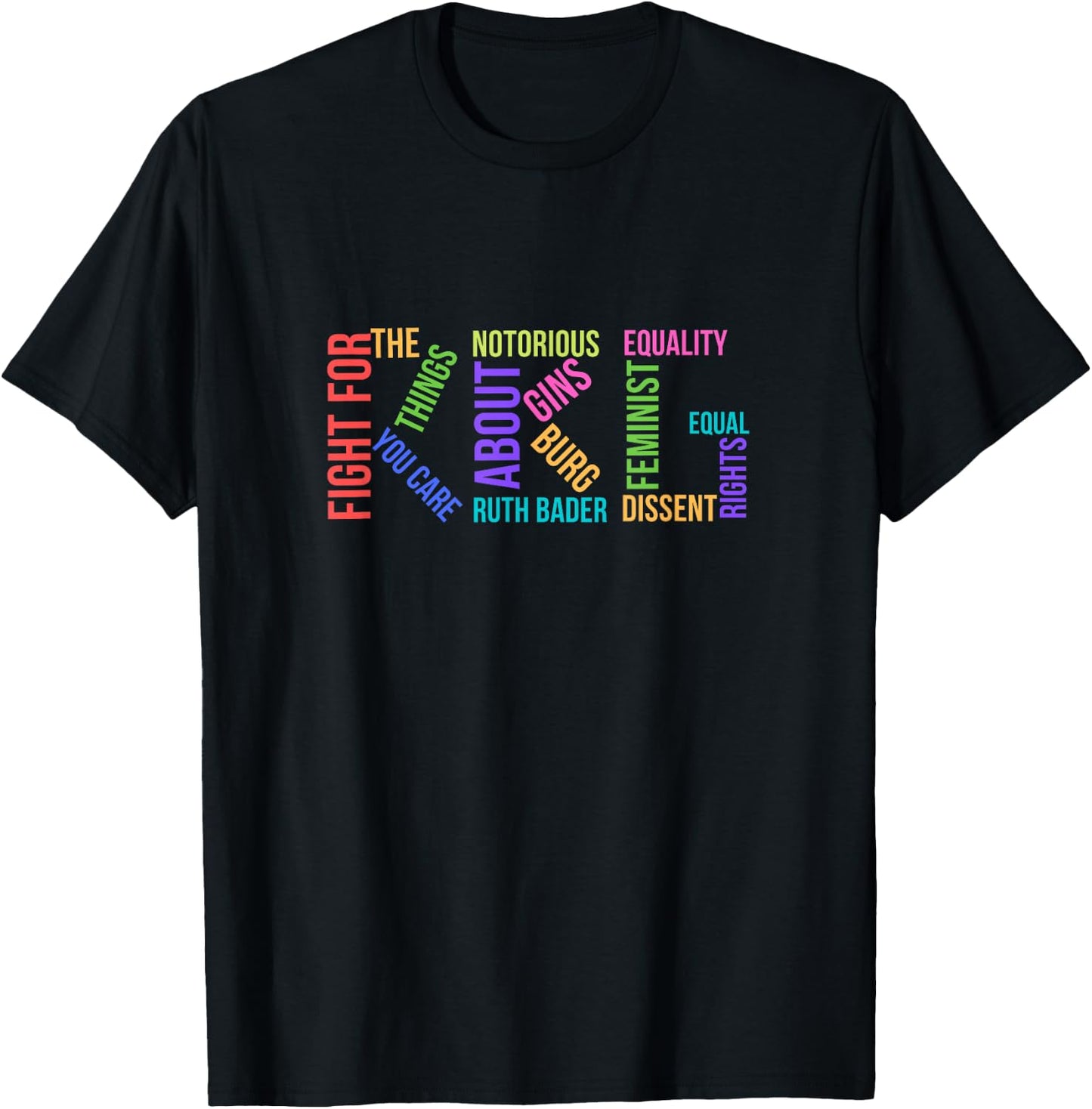 Notorious RBG Ruth Bader Ginsburg Political Feminist Gift T-Shirt - T-Shirt | Black