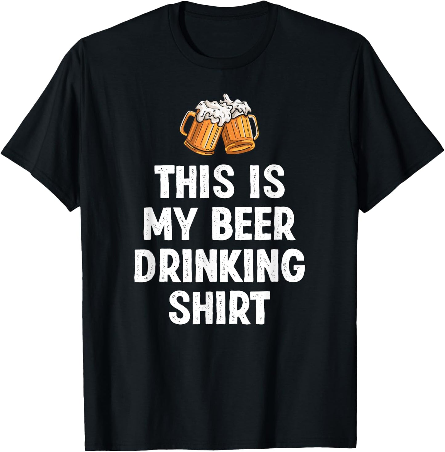 This is My Beer Drinking Shirt Funny Beer Lover T-Shirt - T-Shirt | Black