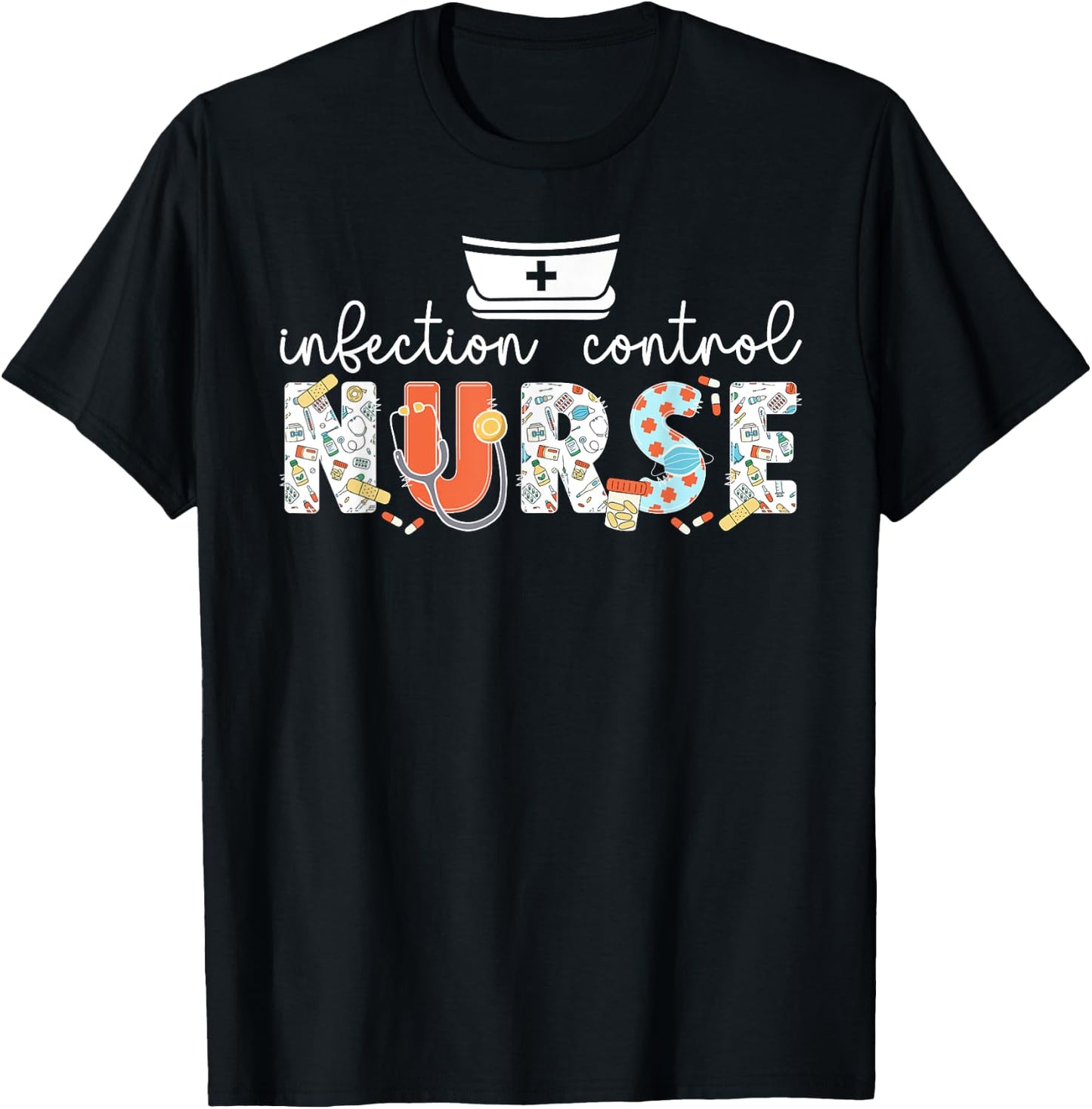 Infection Control Nurse Best Infection Prevention Nurse T-Shirt - T-Shirt | Black