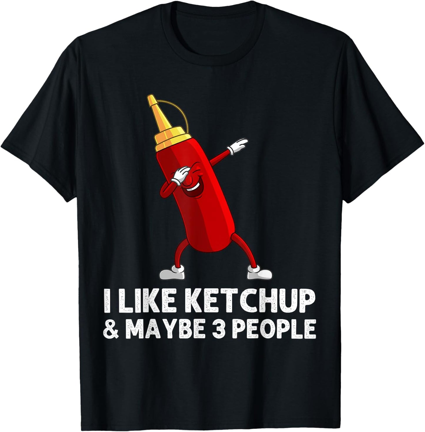 Funny Ketchup Gift Women Ketchup Merchandise Tomato T-Shirt - T-Shirt | Black