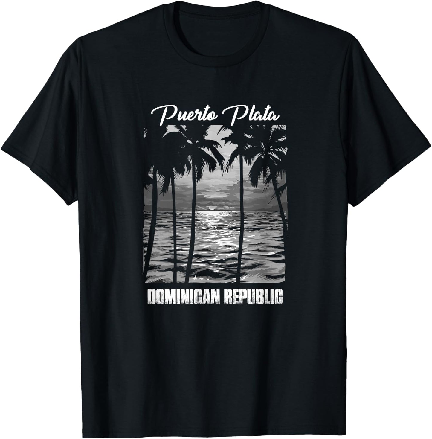 Puerto Plata Souvenir - Dominican Republic Reminder T-Shirt - T-Shirt | Black