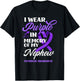 I Wear Purple In Memory Of My Nephew Overdose Awareness T-Shirt - T-Shirt | Black
