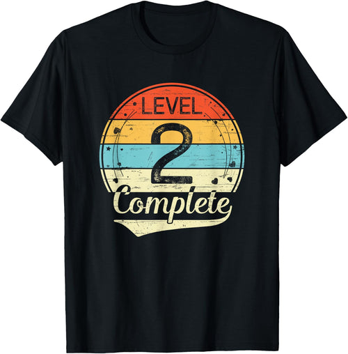 Level 2 Complete Retro 2nd Wedding Anniversary