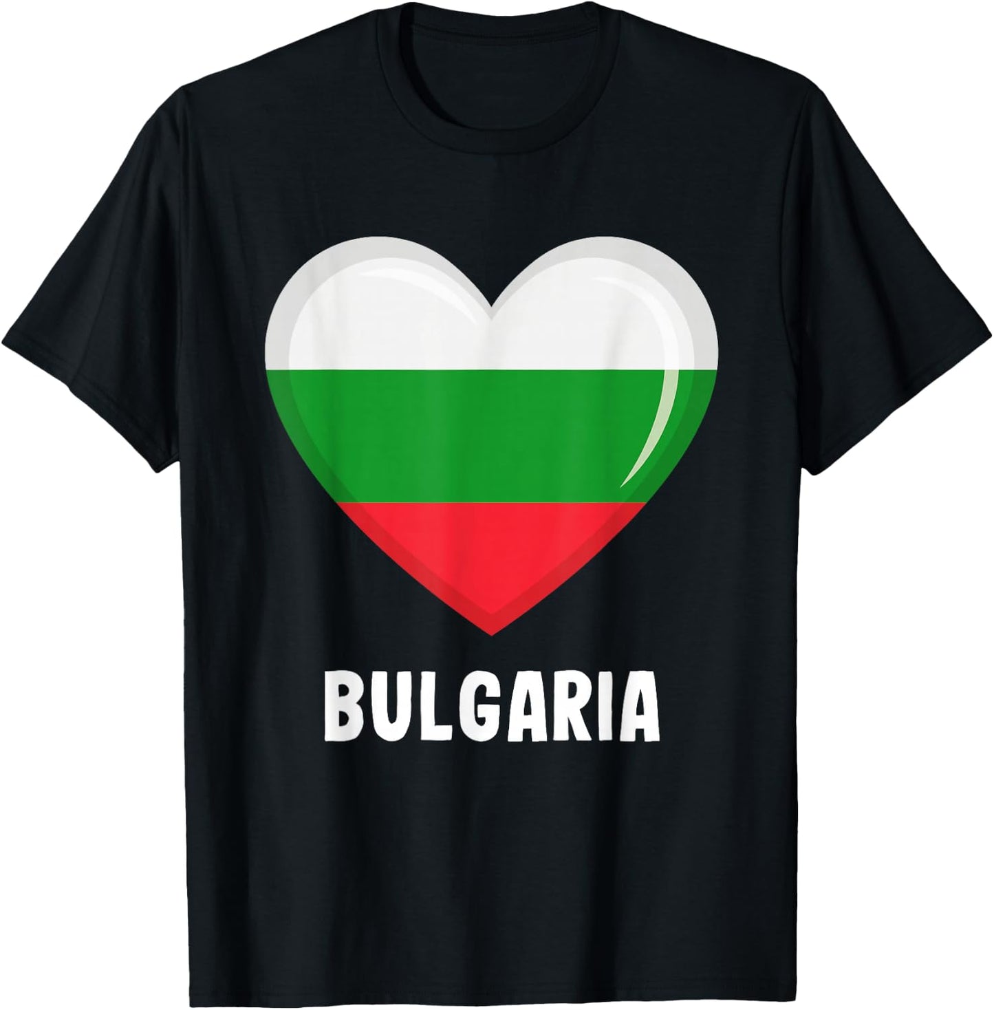 Bulgaria Flag Jersey | Bulgarian T-Shirt - T-Shirt | Black