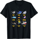 Sea Animal Alignment | Nerdy Marine Biology/Life RPG Gamer T-Shirt - T-Shirt | Black