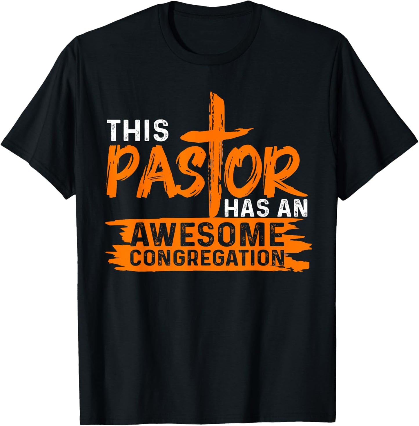 Funny Pastor Appreciation Gift Men Christian Church Priest T-Shirt - T-Shirt | Black