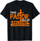 Funny Pastor Appreciation Gift Men Christian Church Priest T-Shirt - T-Shirt | Black