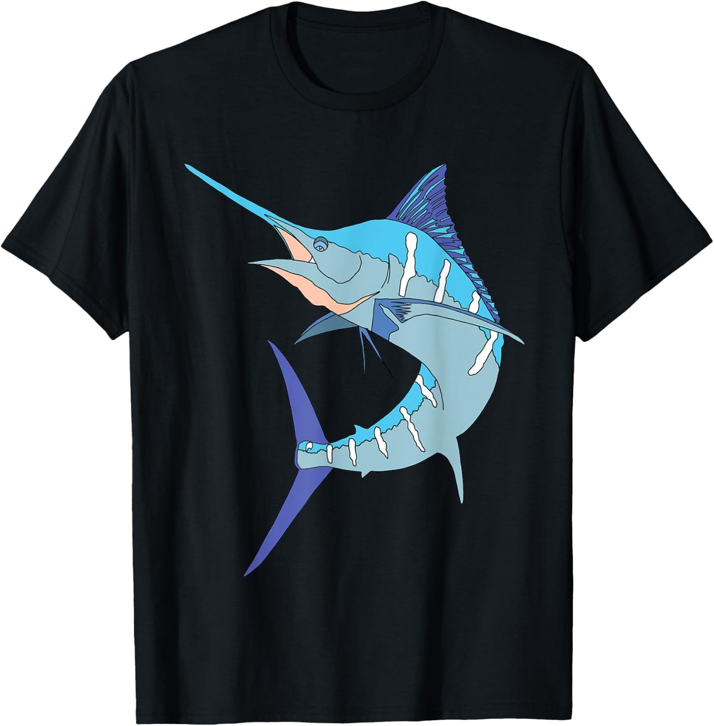 Swordfish Sport fishing Marlin Sailfish Billfish Hobby T-Shirt - T-Shirt | Black
