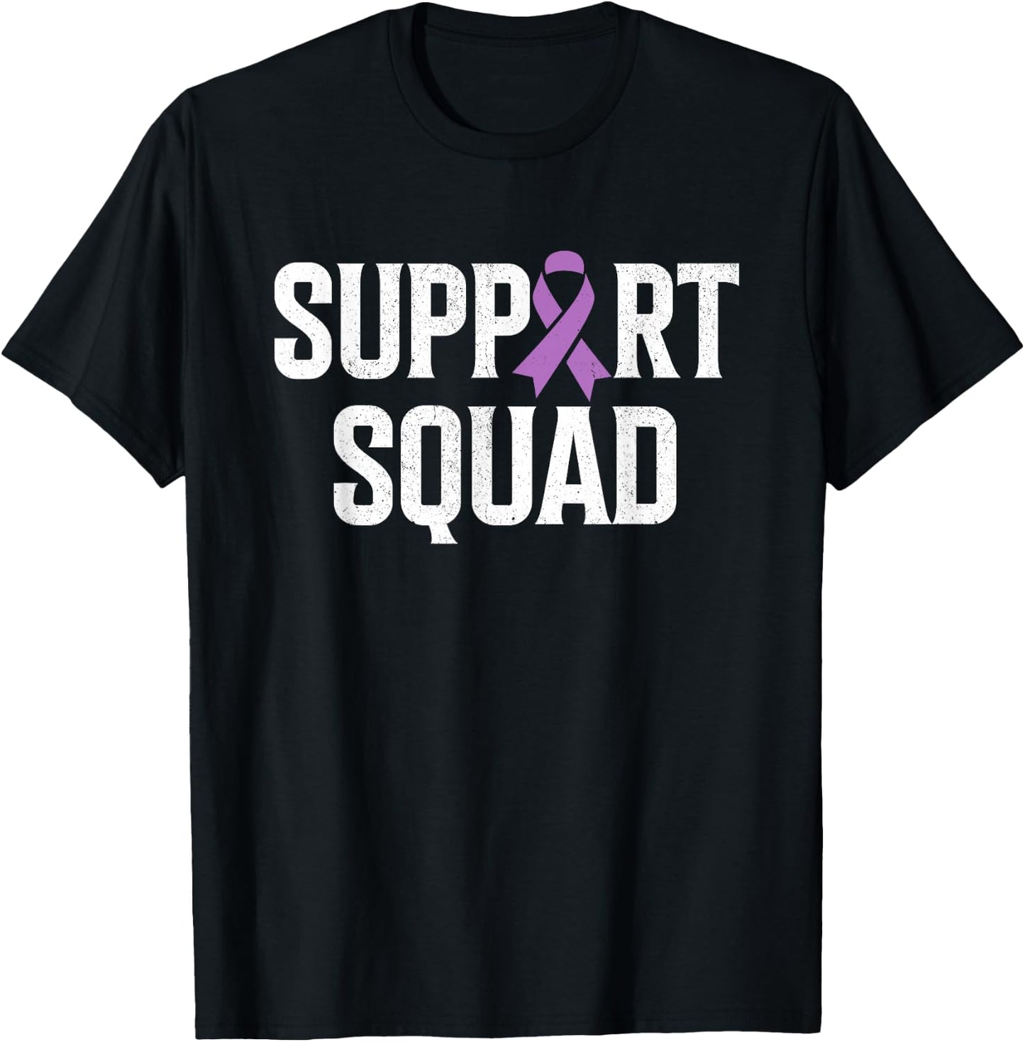 Testicular Cancer Support Squad Testicular Cancer Awareness T-Shirt - T-Shirt | Black