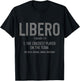 Volleyball Libero Definition Vintage Beach Volleyball Player T-Shirt - T-Shirt | Black