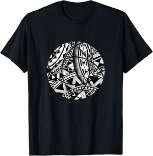 Cute Polynesian Tattoo Hawaiian Tribal Samoan - Gift T-Shirt - T-Shirt | Black