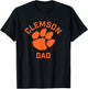 Clemson University Tigers Arched Dad T-Shirt - T-Shirt | Black