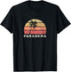 Pasadena CA Vintage 70s Retro Throwback Design T-Shirt - T-Shirt | Black