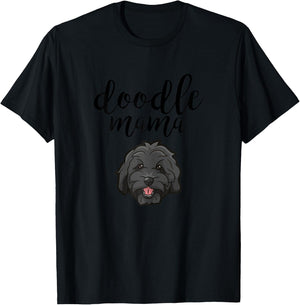 Goldendoodle Mom - Doodle Mama Cute Dog T-Shirt - T-Shirt | Black