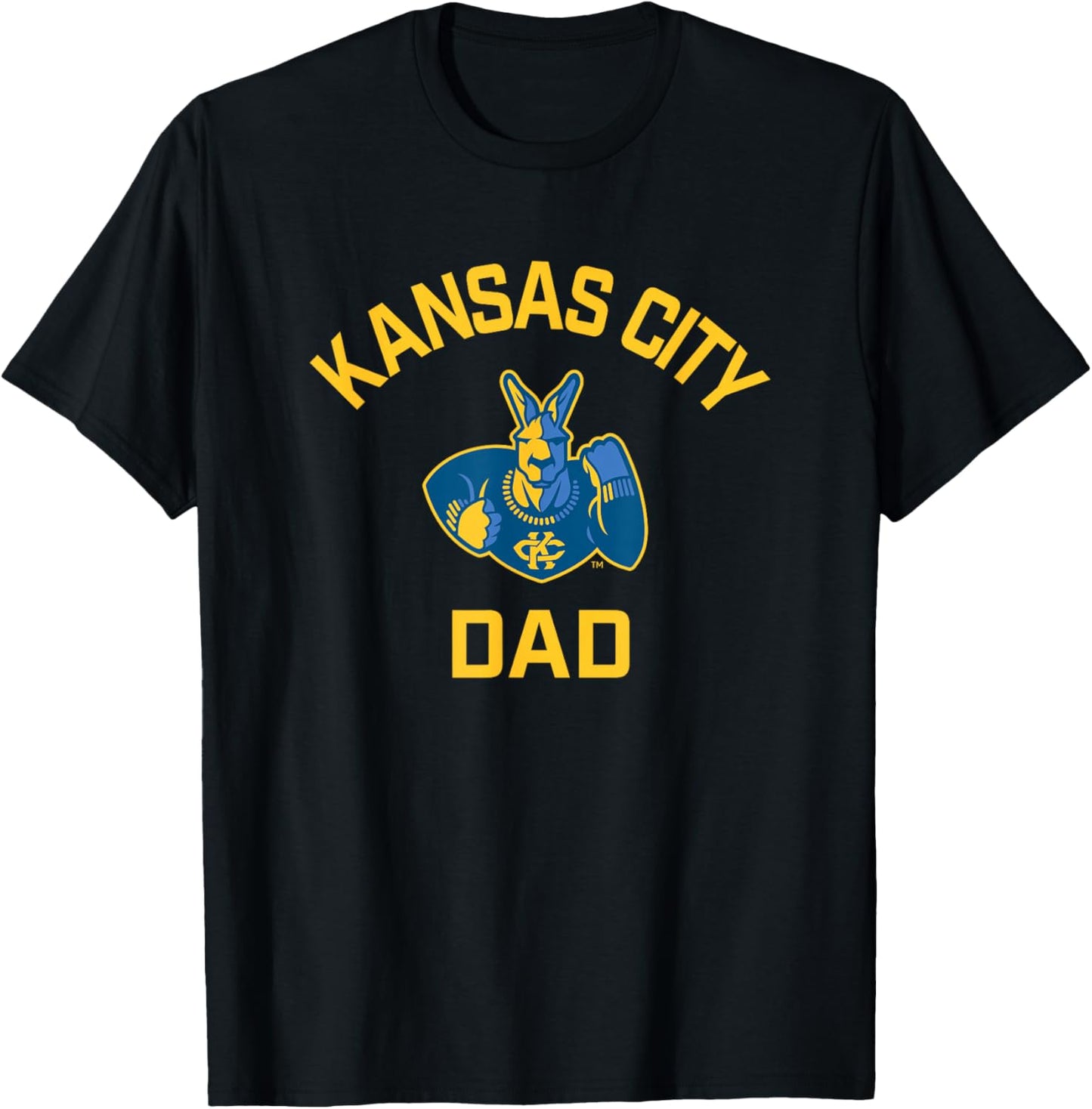 University of Missouri Kansas City UMKC Arched Dad T-Shirt - T-Shirt | Black
