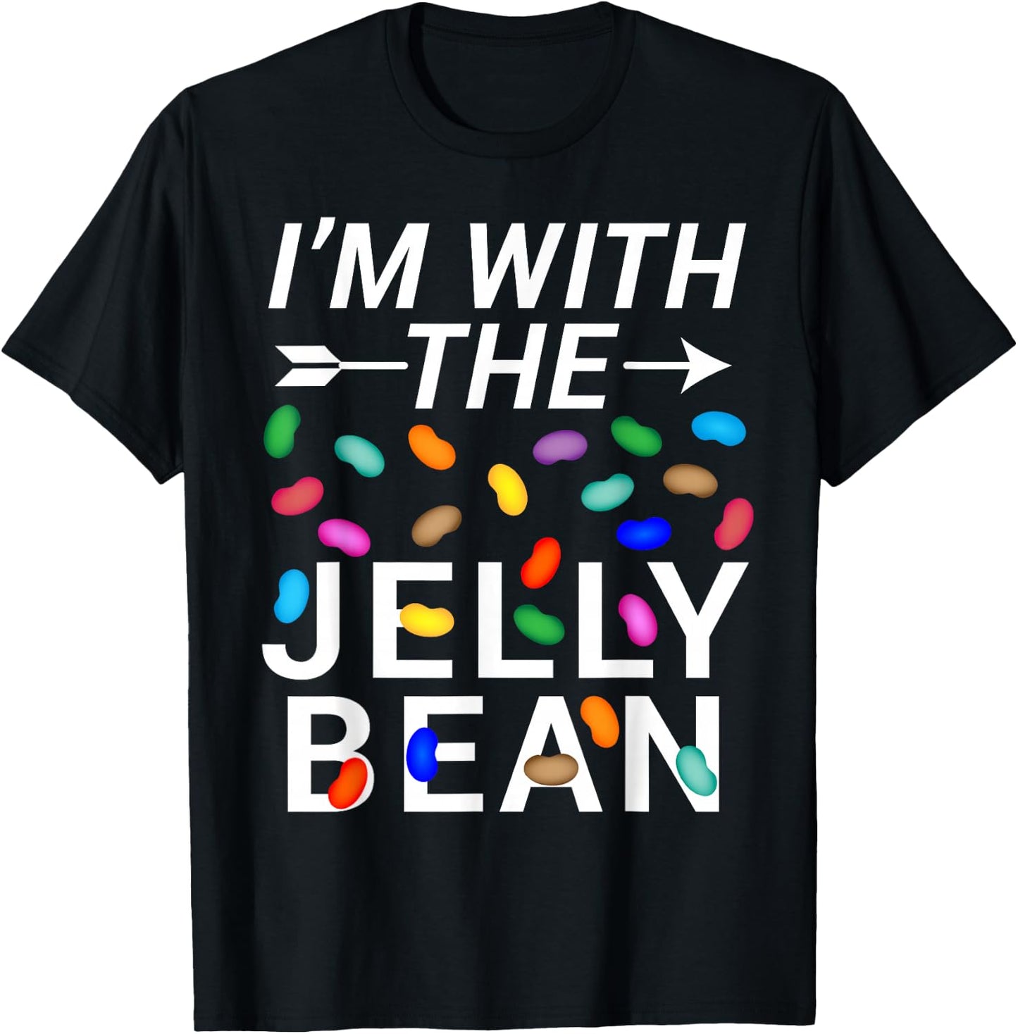 I'm with The Jelly Bean T-Shirt - T-Shirt | Black