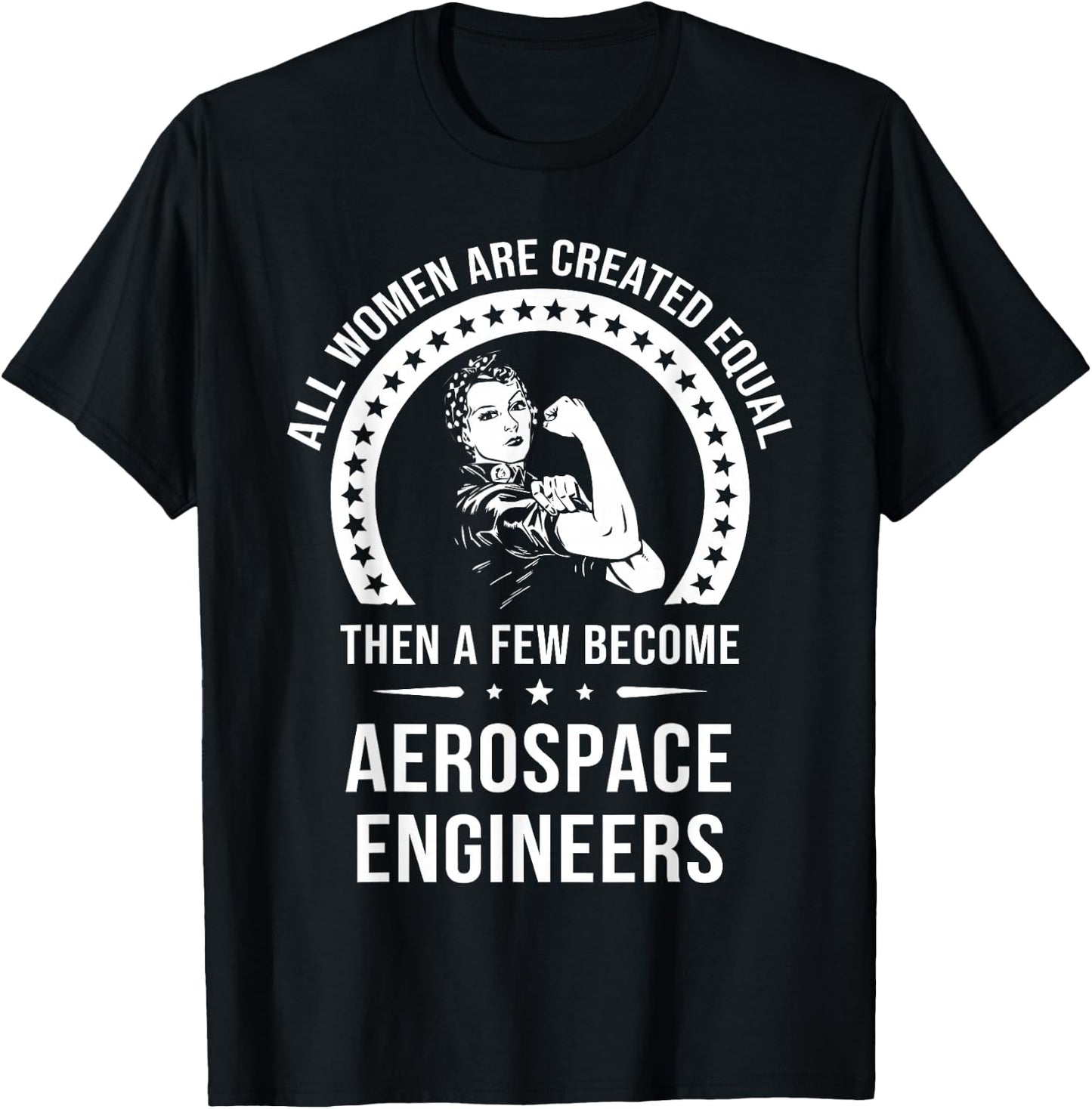 Aerospace Engineer Shirt | Aerospace Engineer T-Shirt - T-Shirt | Black