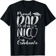 Proud Dad NICU Graduate Funny Newborn Nurse Gift T-Shirt - T-Shirt | Black