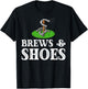 Horseshoe Pitching Gift Throwing Shoes T-Shirt - T-Shirt | Black