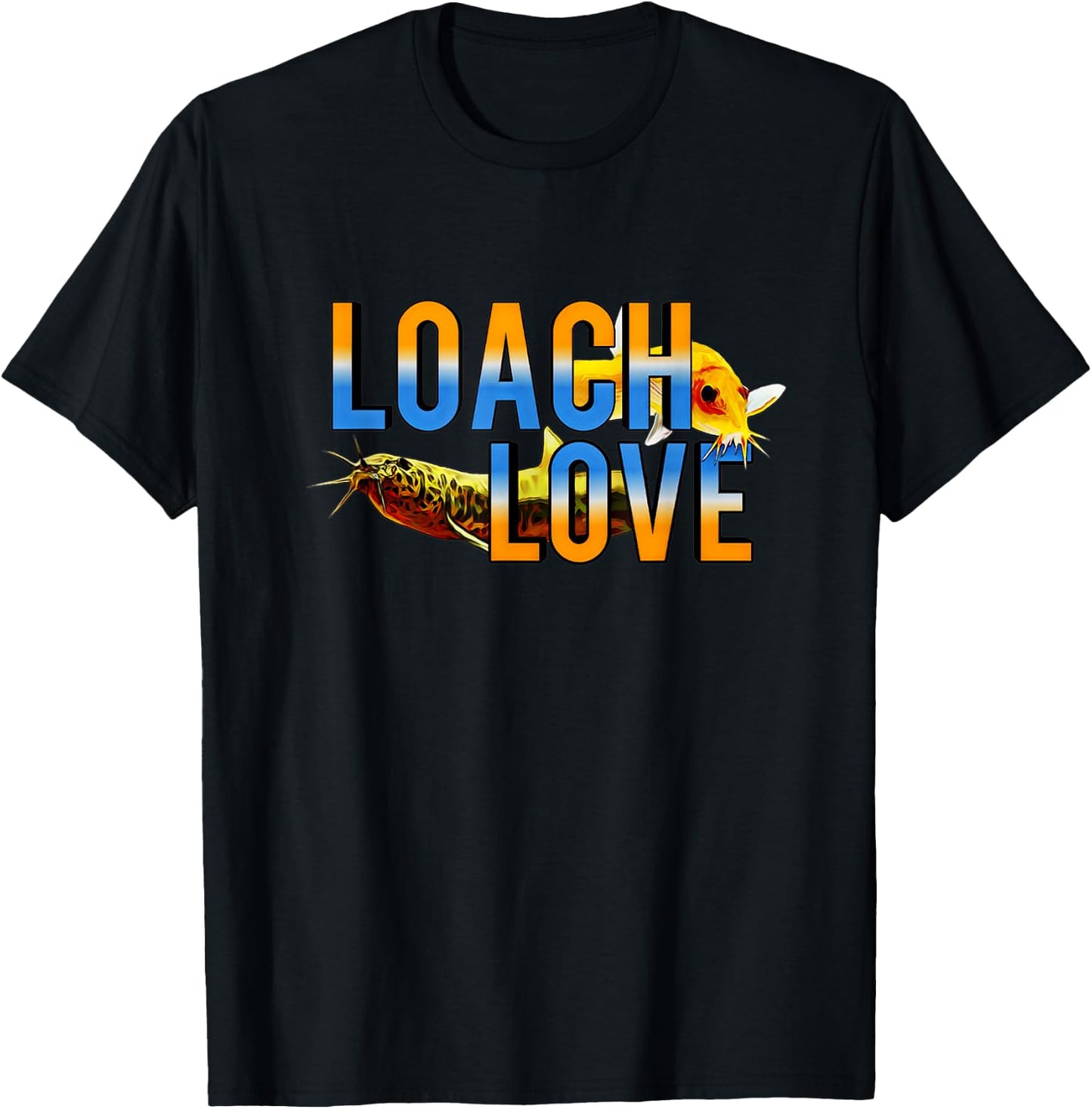 Dojo Loach Weather Loach Love Aquarium Loaches Gift T-Shirt - T-Shirt | Black