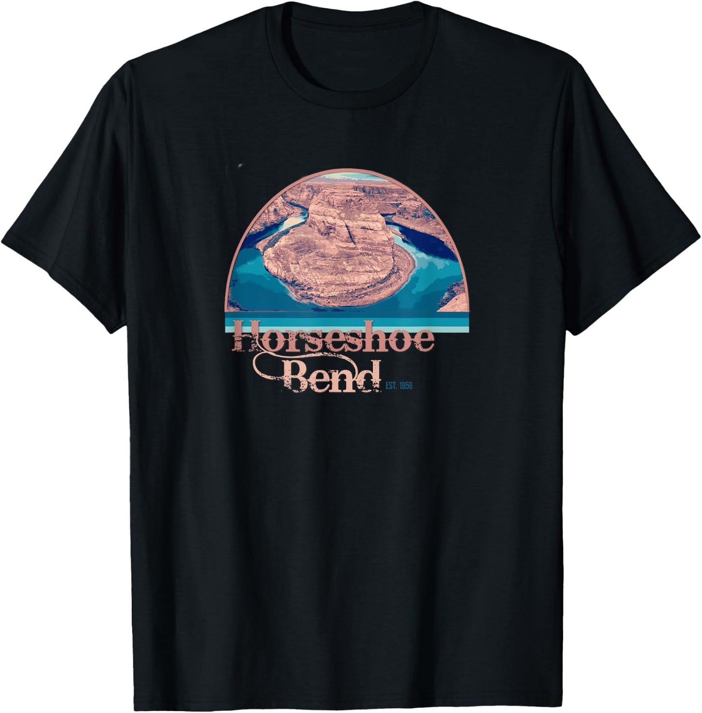 Horseshoe Bend Vacation hiking T-Shirt - T-Shirt | Black