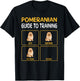 Funny Pomeranian Guide to Training Dog Obedience T-Shirt - T-Shirt | Black