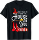 Don't Make Me Drop A House On You Funny Witch T-Shirt - T-Shirt | Black