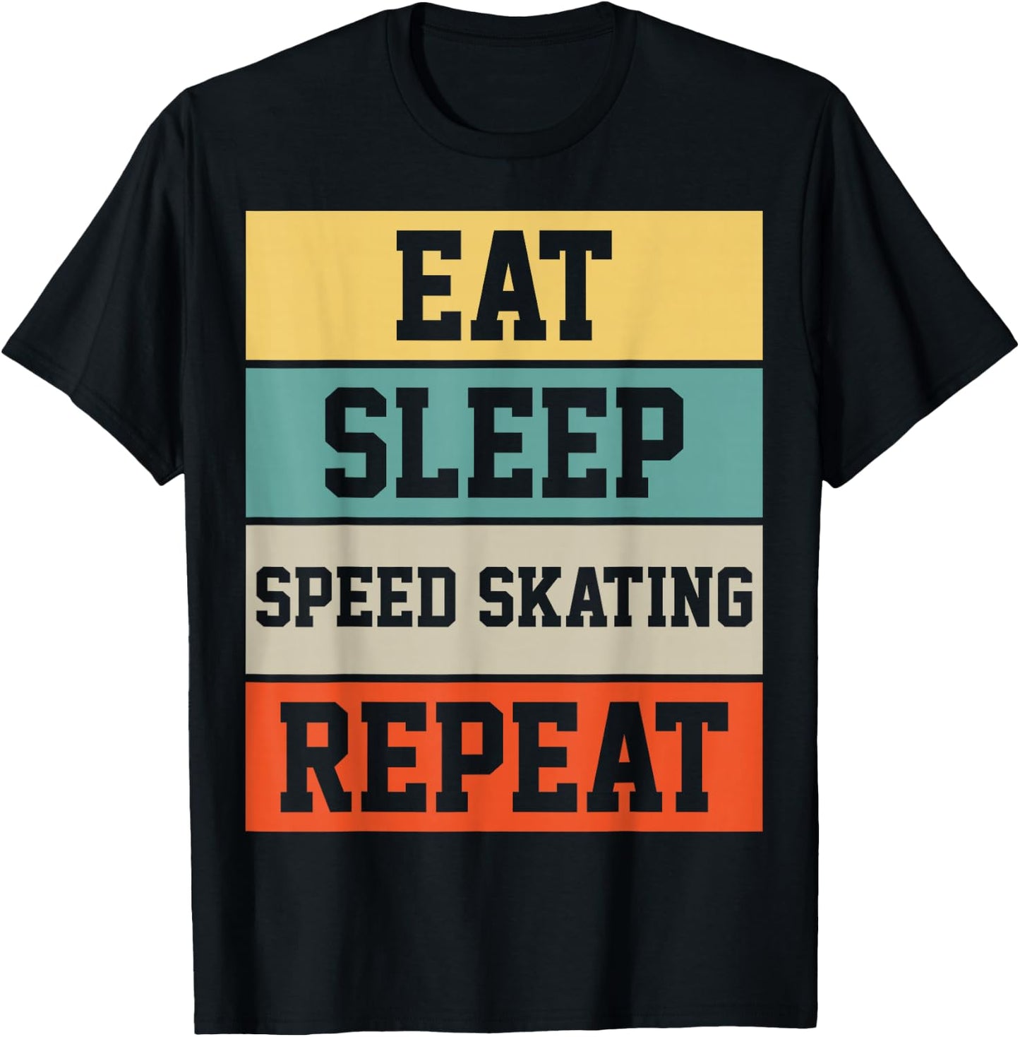 Figure Skating Skater Retro Vintage Gift T-Shirt - T-Shirt | Black