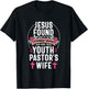 Youth Pastor Wife Jesus Christian Church Appreciation T-Shirt - T-Shirt | Black