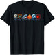 The Windy City A Chicago Sporting Team Fan A Fun Chicagoan T-Shirt - T-Shirt | Black