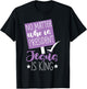 No matter who is president jesus is king women T-Shirt - T-Shirt | Black