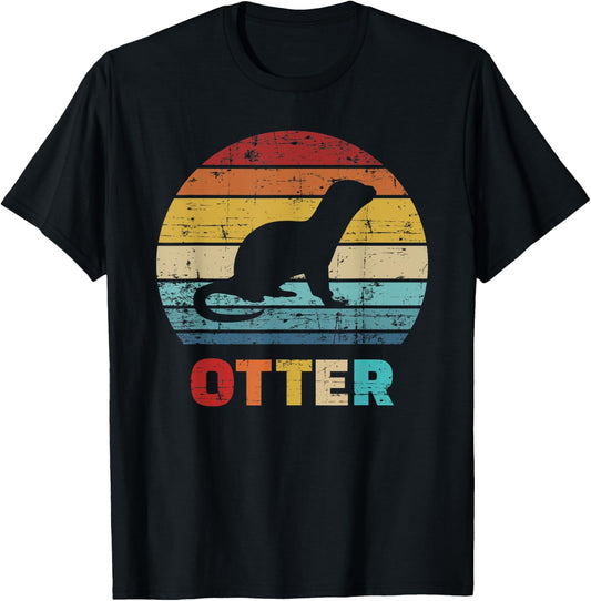 Otter vintage T-Shirt - T-Shirt | Black