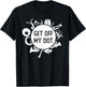 Get Off My Dot Funny Marching Band Summer Camp Instruments T-Shirt - T-Shirt | Black