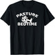 Funny Pasture Bedtime Cute Cow Pajamas PJ Sleep Gift T-Shirt - T-Shirt | Black