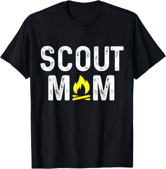 Scouting Mom Scout Mom T-Shirt - T-Shirt | Black