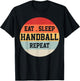 Retro Handball Sports Player Funny Gift T-Shirt - T-Shirt | Black