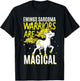 Warriors Are Magical Ewing's Sarcoma Bone Cancer Awareness T-Shirt - T-Shirt | Black