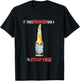 Funny Cool Beer Corona mask T-Shirt - T-Shirt | Black
