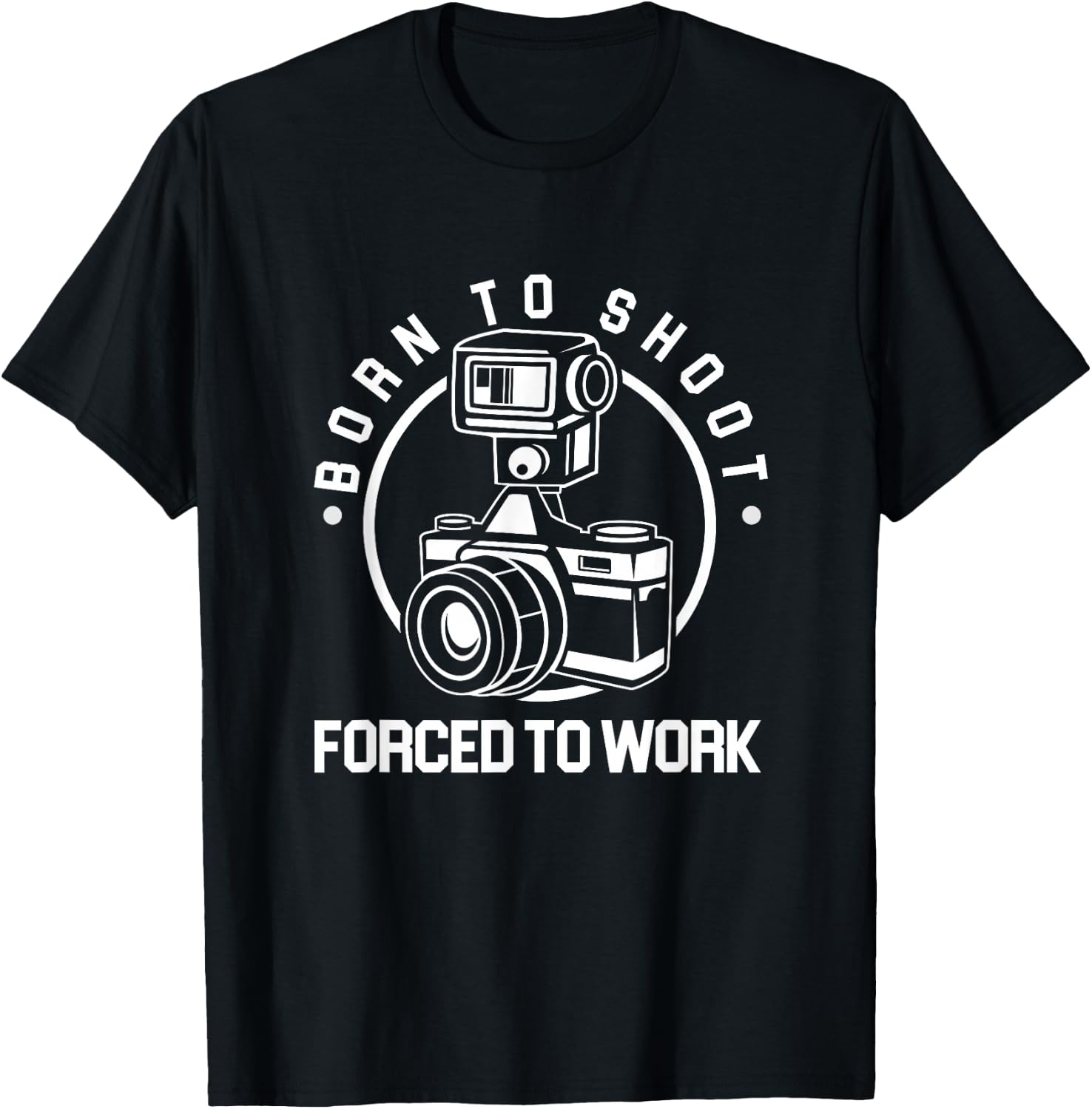 Cameraman Photographer Photographer Photographer Photography Lens Gift T-Shirt - T-Shirt | Black